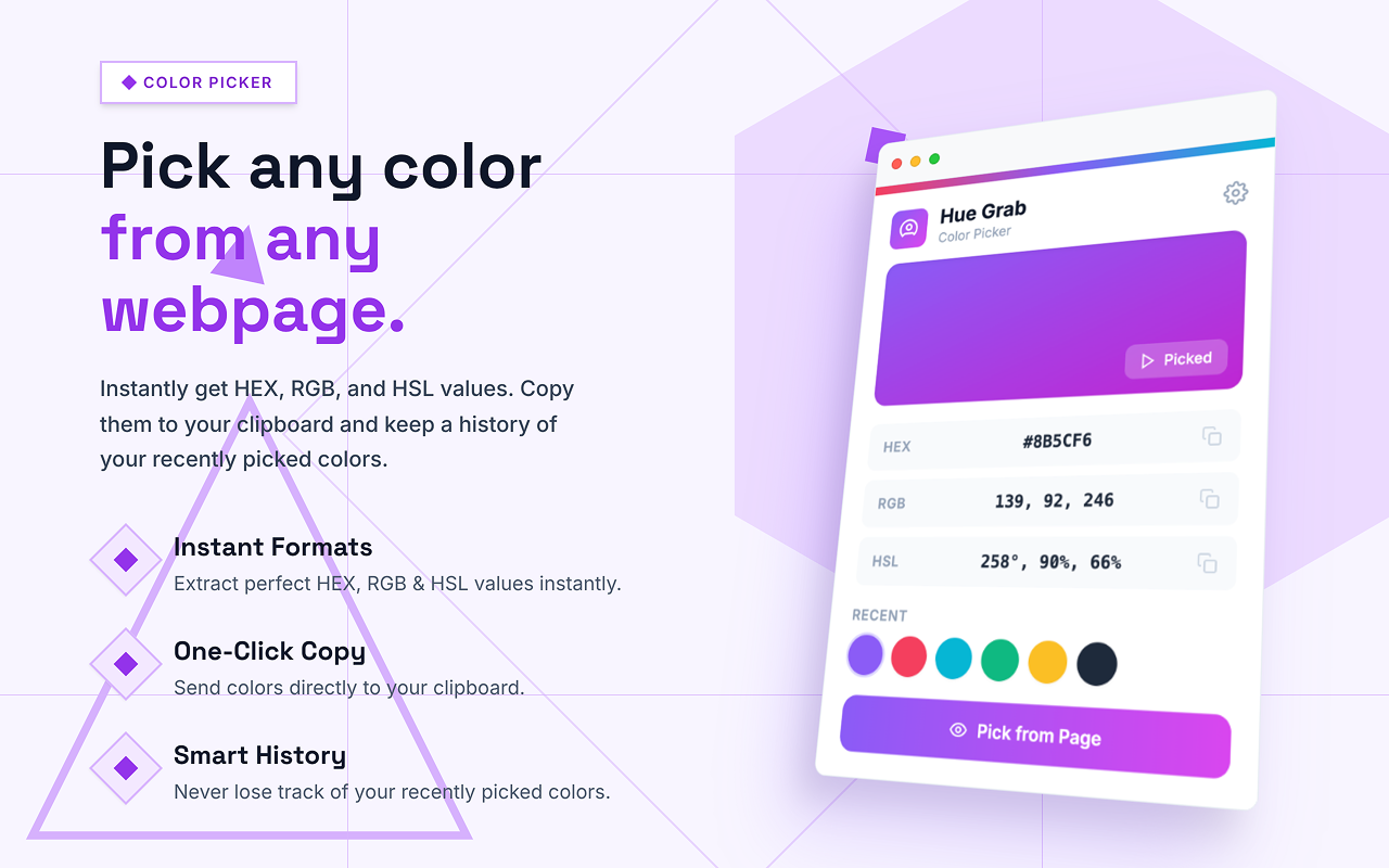 Store-ready promotional screenshot for a productivity extension